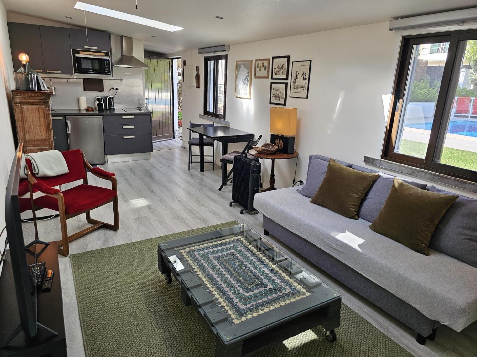Charming Cozy Studio With Garden & Pool Κασκαΐς Εξωτερικό φωτογραφία